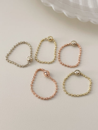 Bead Ball Chain Ring