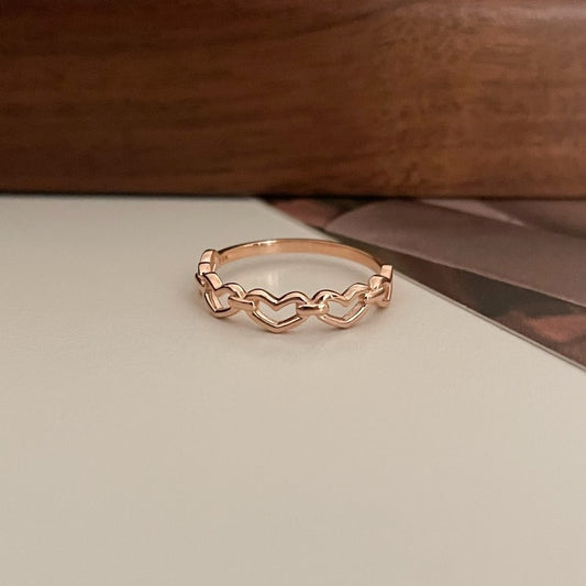 Heart Link Ring