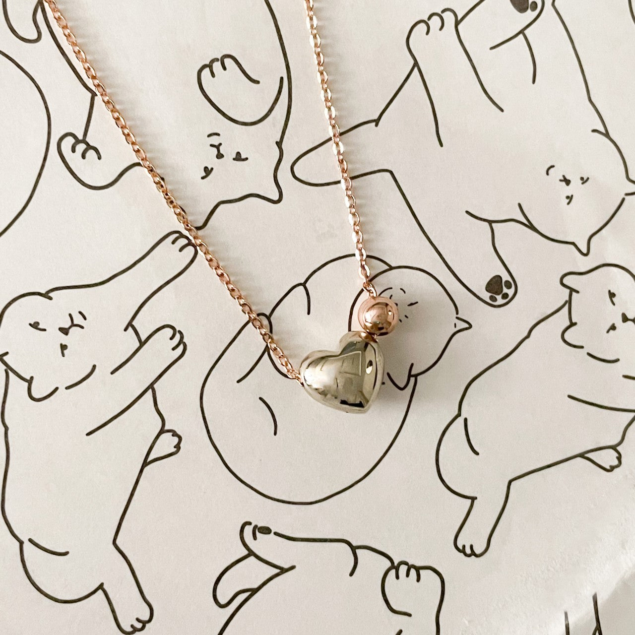 Puffed Heart Earrings