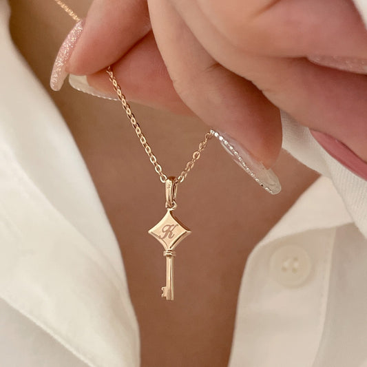 Personalized Key Necklace