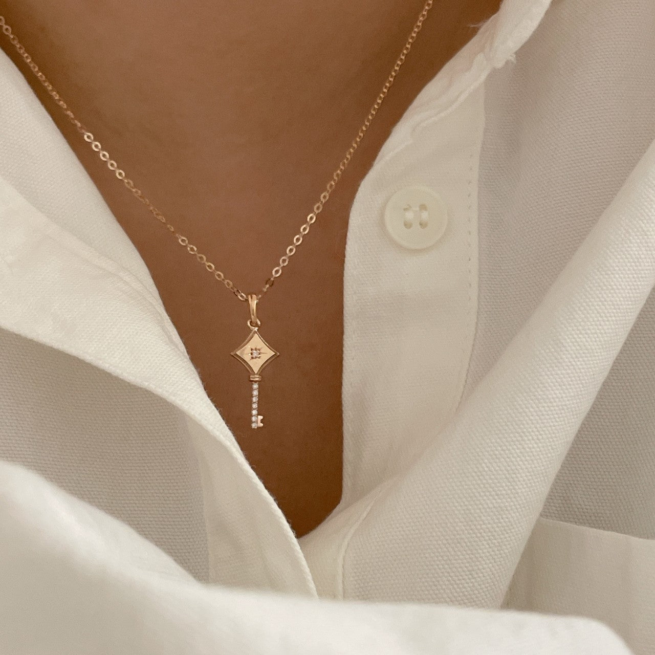 Personalized Key Necklace