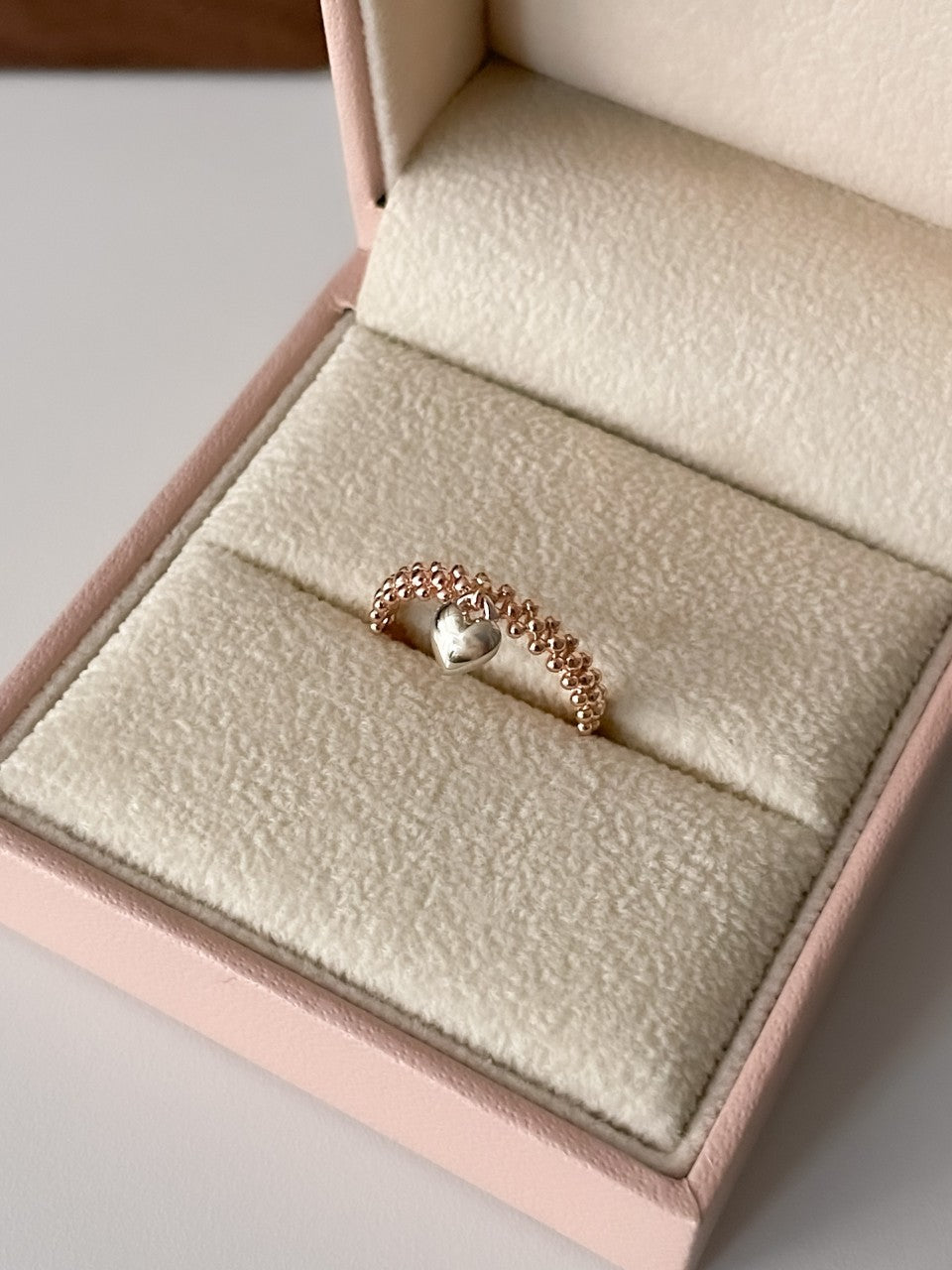 Heart Dangle Ring