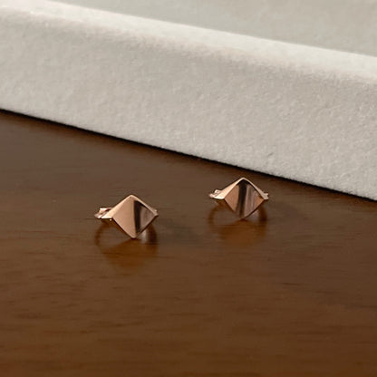 Rhombus Hoop Earrings