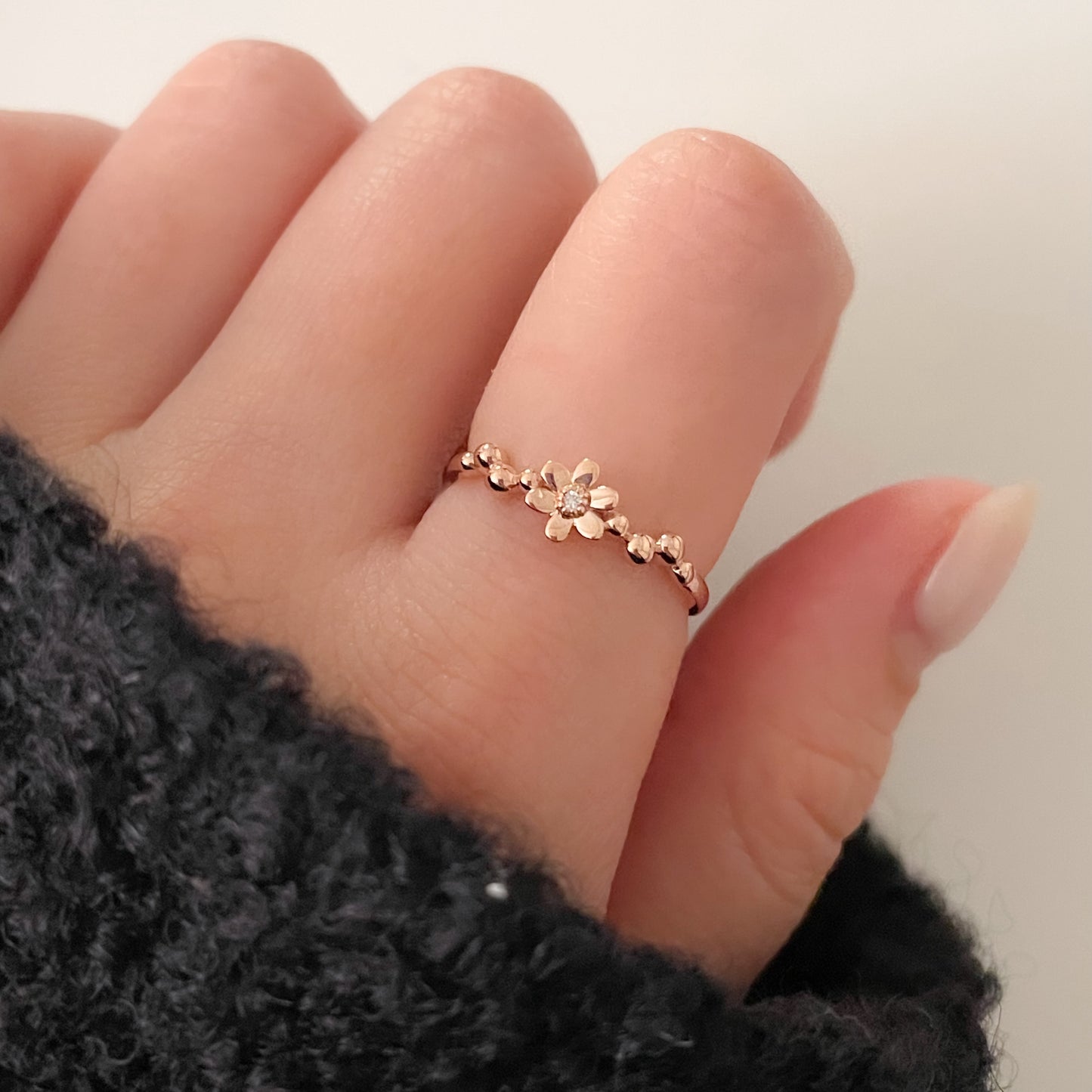Flower Diamond Ring