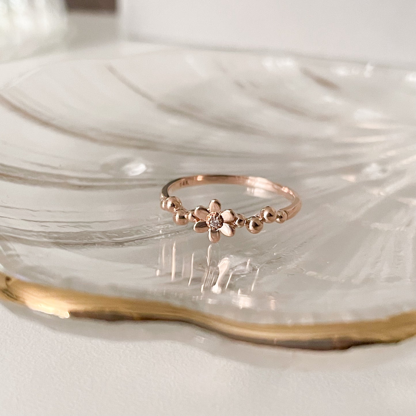 Flower Diamond Ring