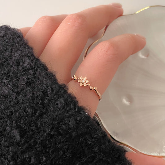 Flower Diamond Ring
