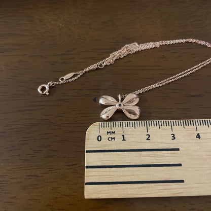 Bow Diamond Necklace
