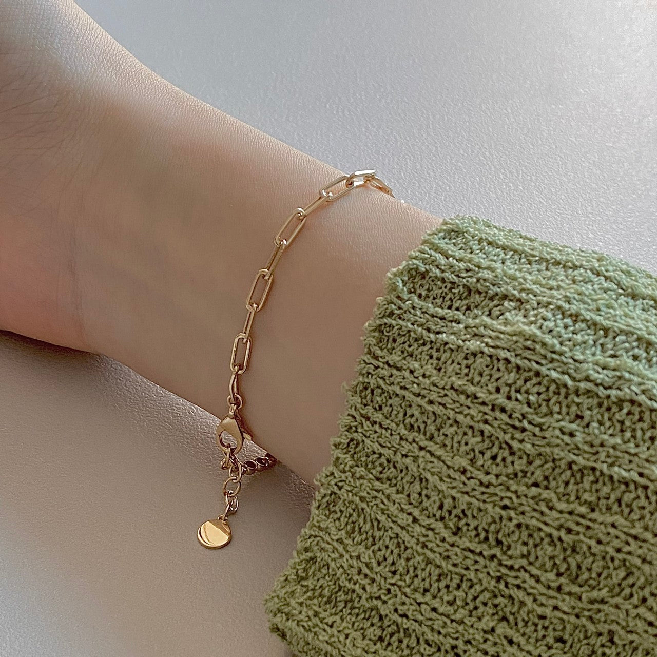 Emerald Chain Bracelet