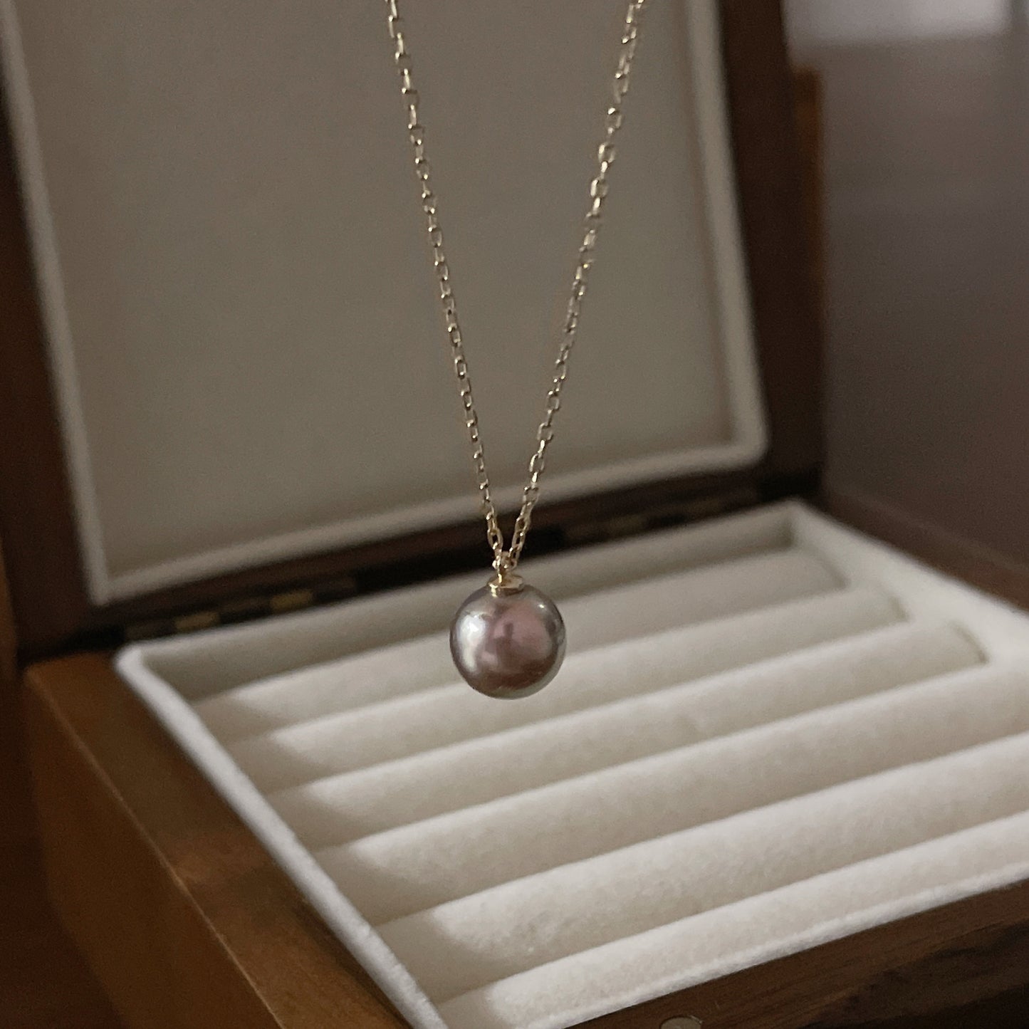 Black Pearl Necklace