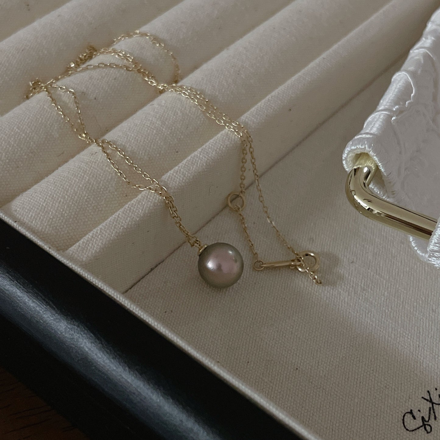 Black Pearl Necklace