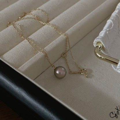 Black Pearl Necklace