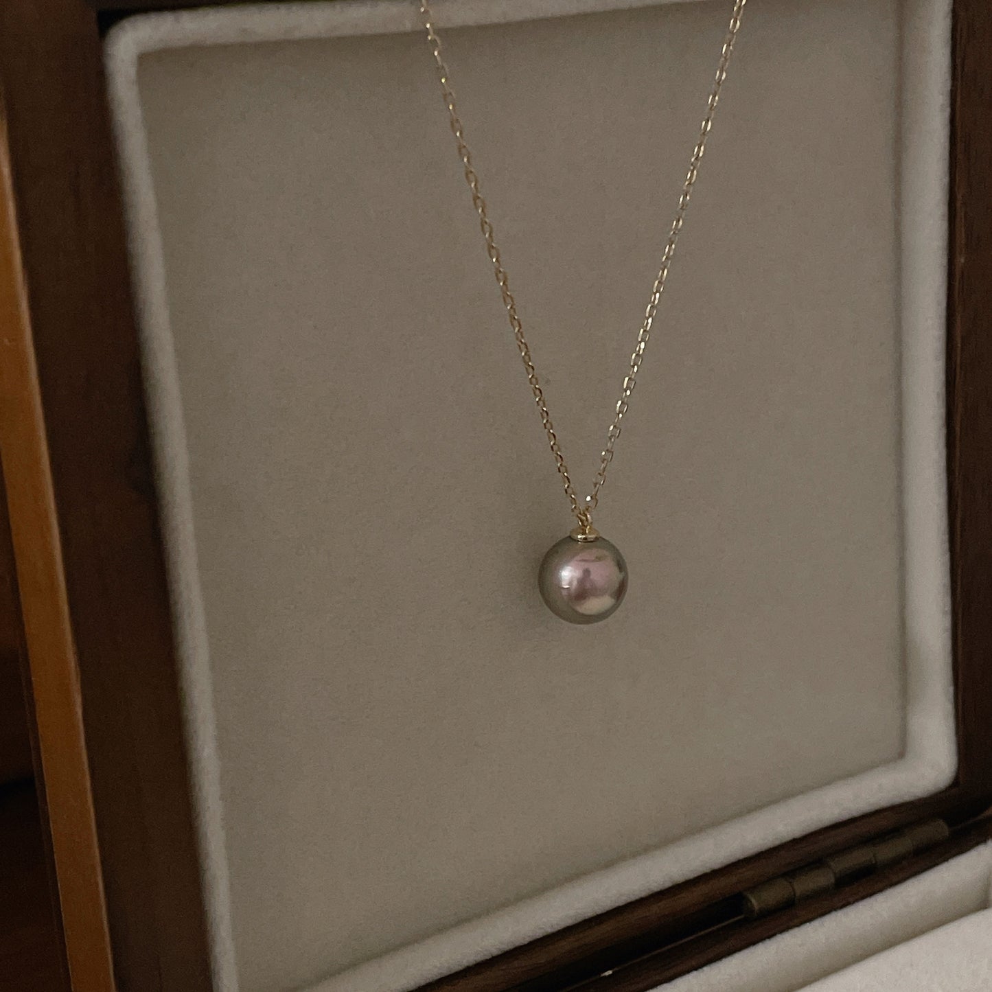 Black Pearl Necklace