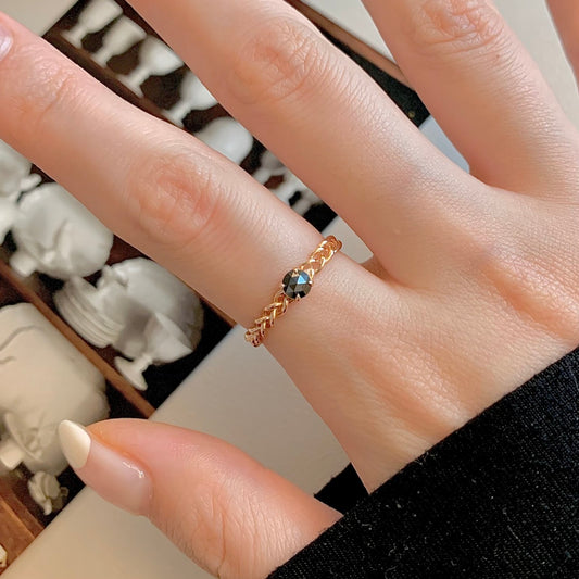 Black Diamond Ring