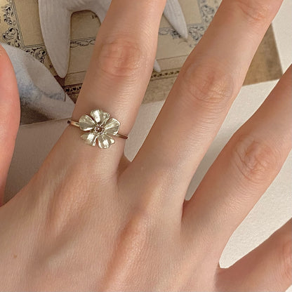 Poppy Flower Ring