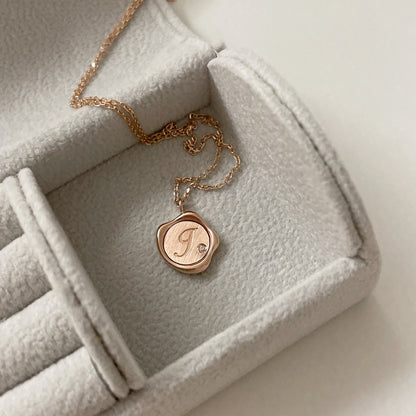 Custom Initial Diamond Necklace