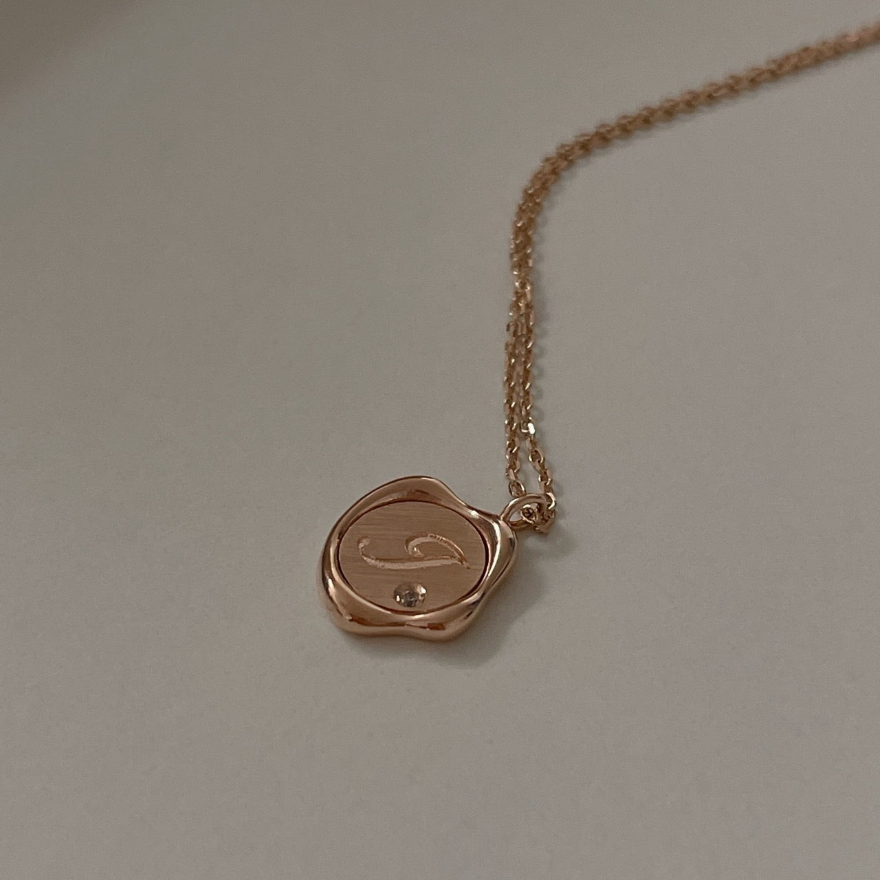 Custom Initial Diamond Necklace
