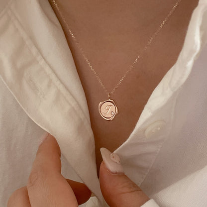 Custom Initial Diamond Necklace
