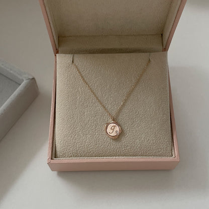 Custom Initial Diamond Necklace