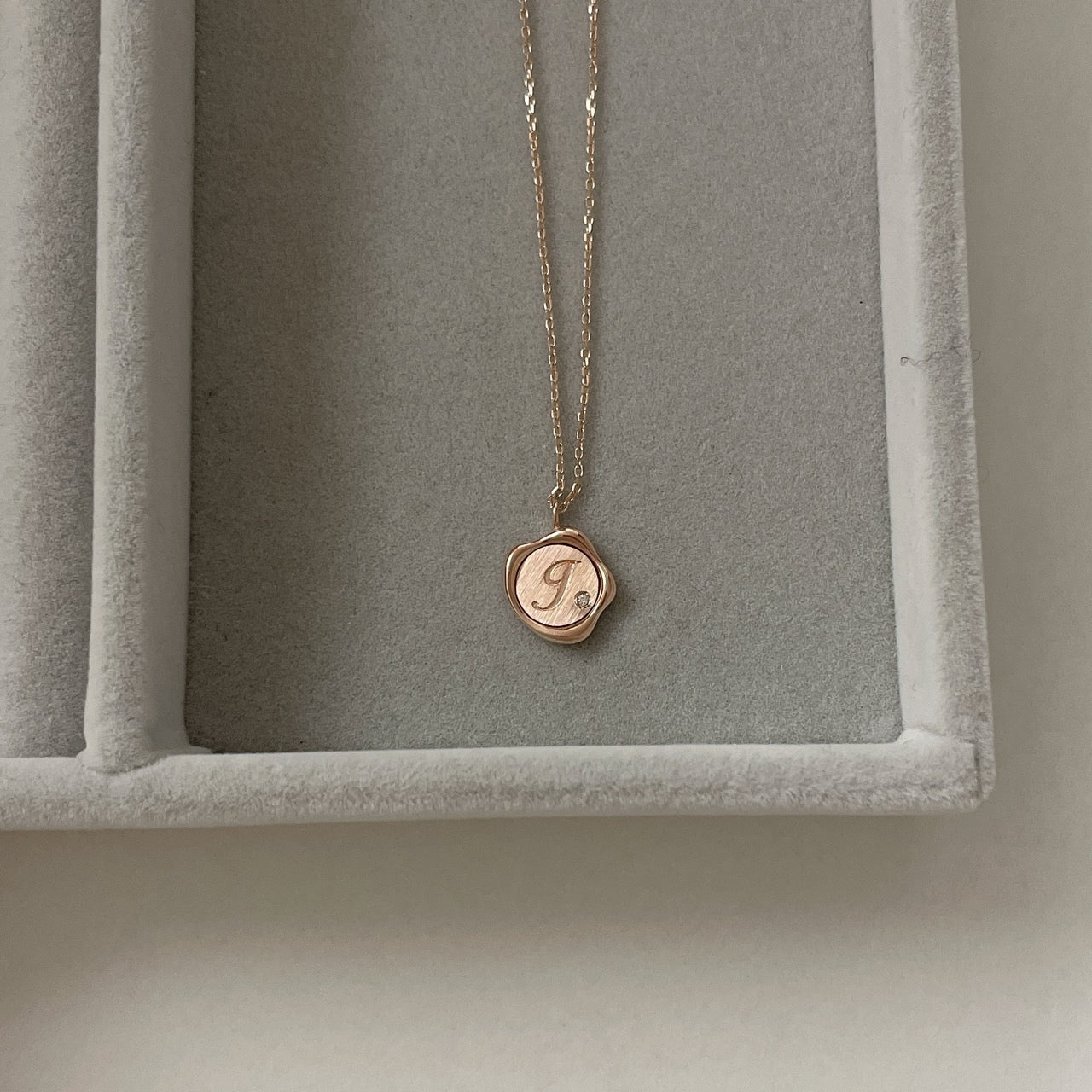 Custom Initial Diamond Necklace