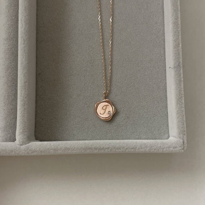 Custom Initial Diamond Necklace