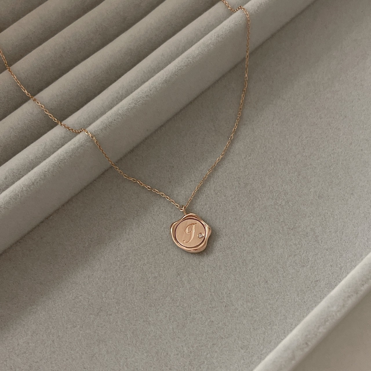 Custom Initial Diamond Necklace