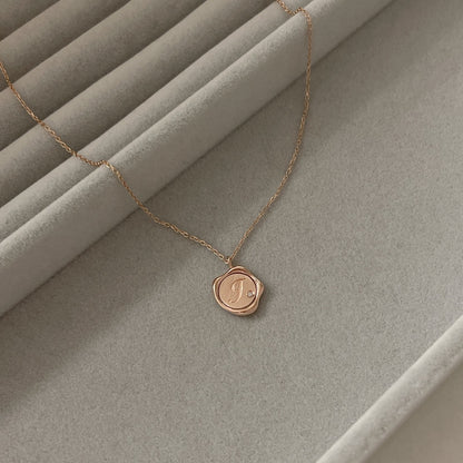 Custom Initial Diamond Necklace