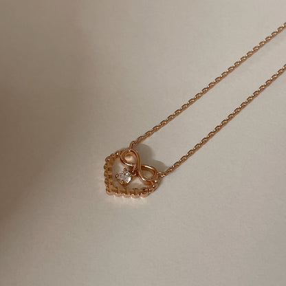 Heart Bow Necklace