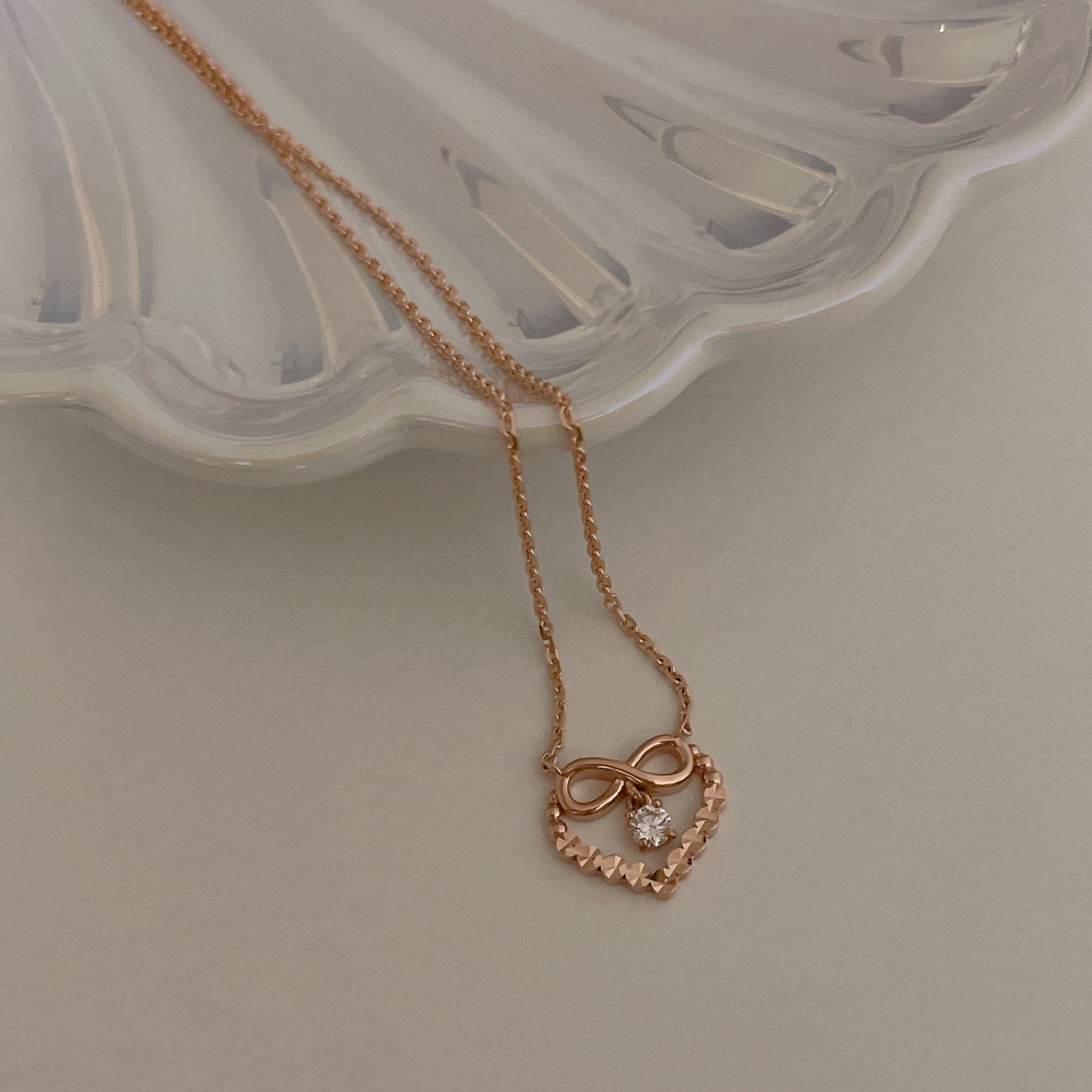 Heart Bow Necklace