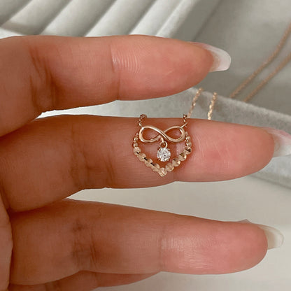 Heart Bow Necklace