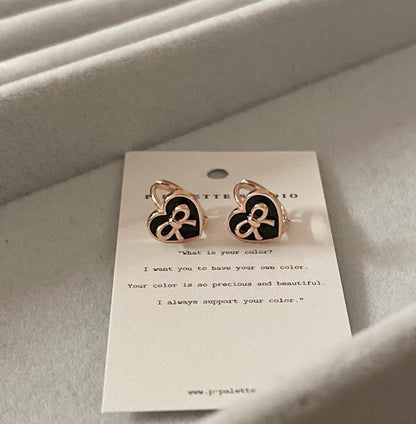 Bow Epoxy Earrings