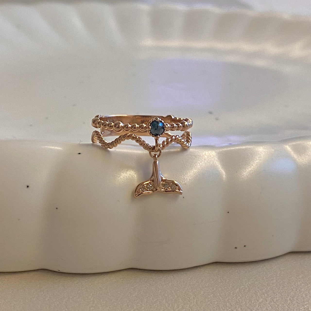 Dolphin Tail Ring