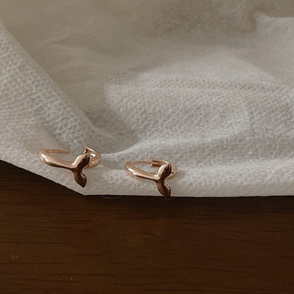 Dolphin Tail Earrings