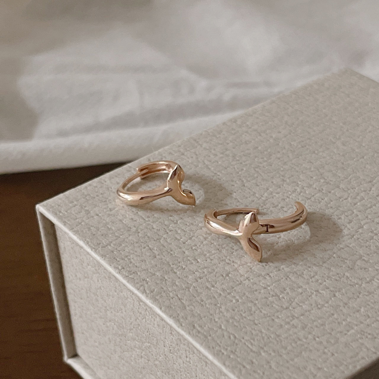 Dolphin Tail Earrings