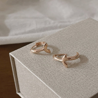 Dolphin Tail Earrings
