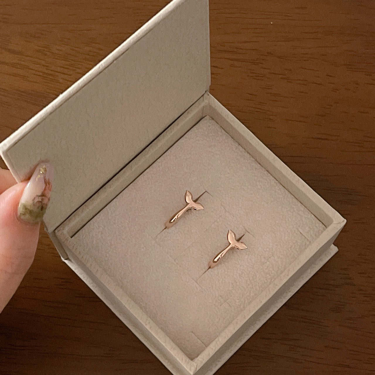 Dolphin Tail Earrings