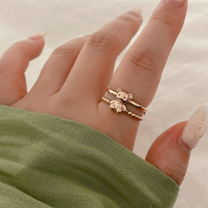 Bear Double Ring