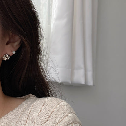 Knotted Flower Earrings
