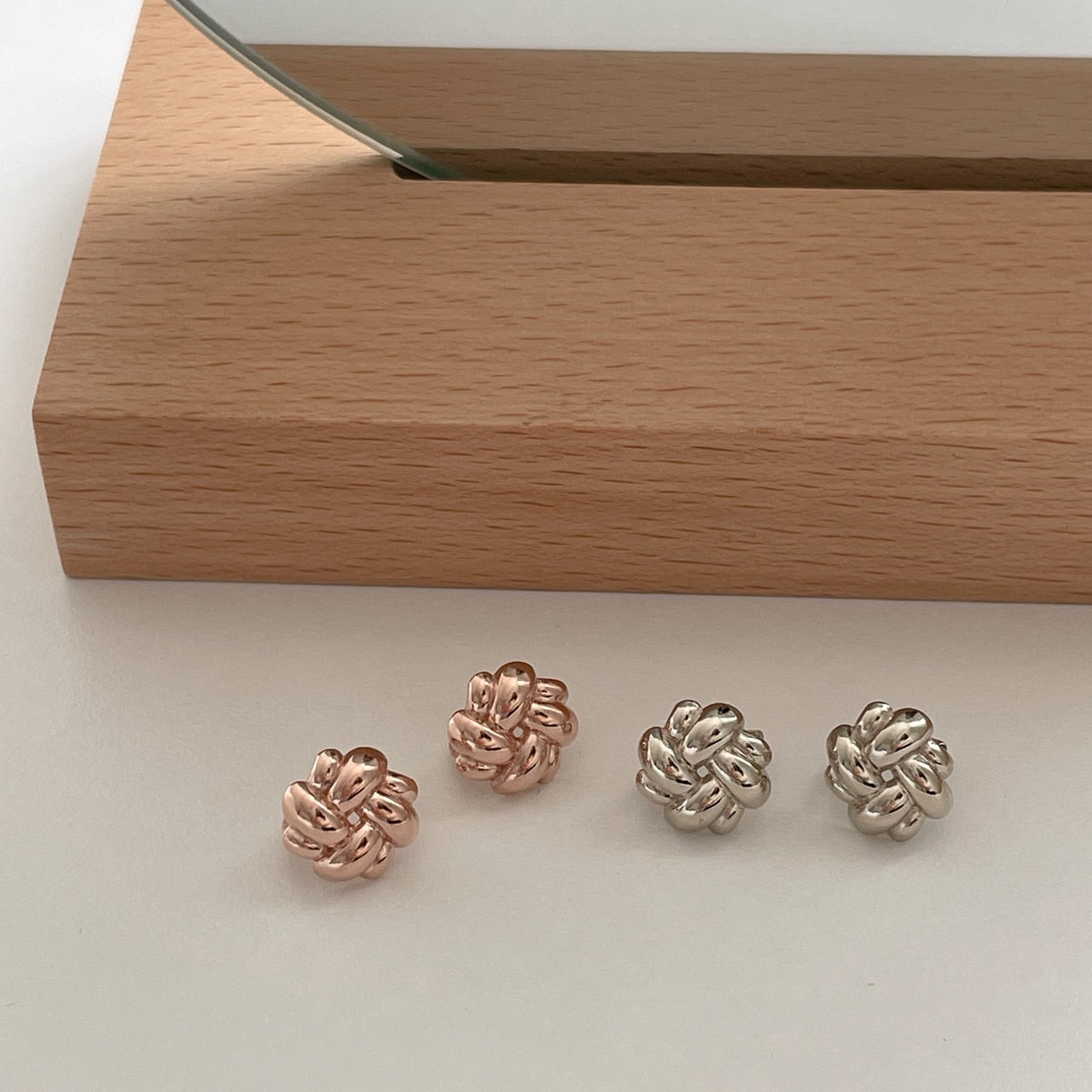 Knotted Flower Earrings