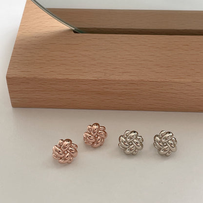 Knotted Flower Earrings