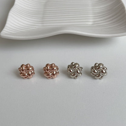 Knotted Flower Earrings