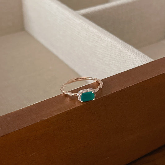 Green Onyx Ring