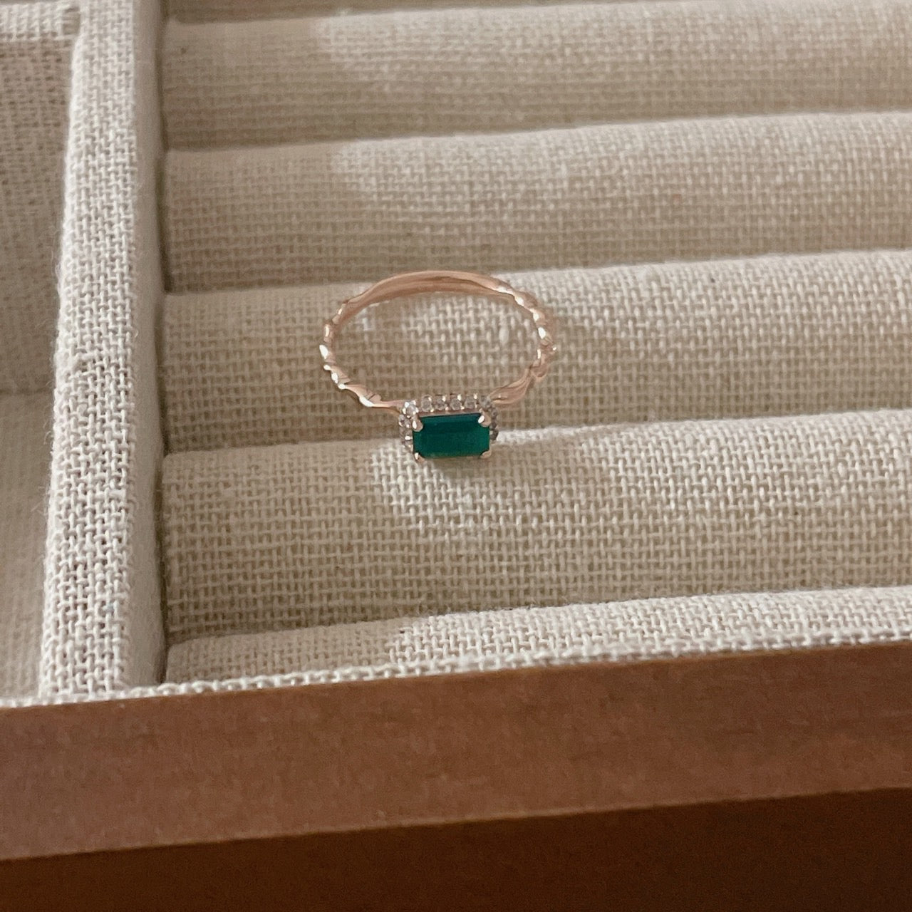 Green Onyx Ring