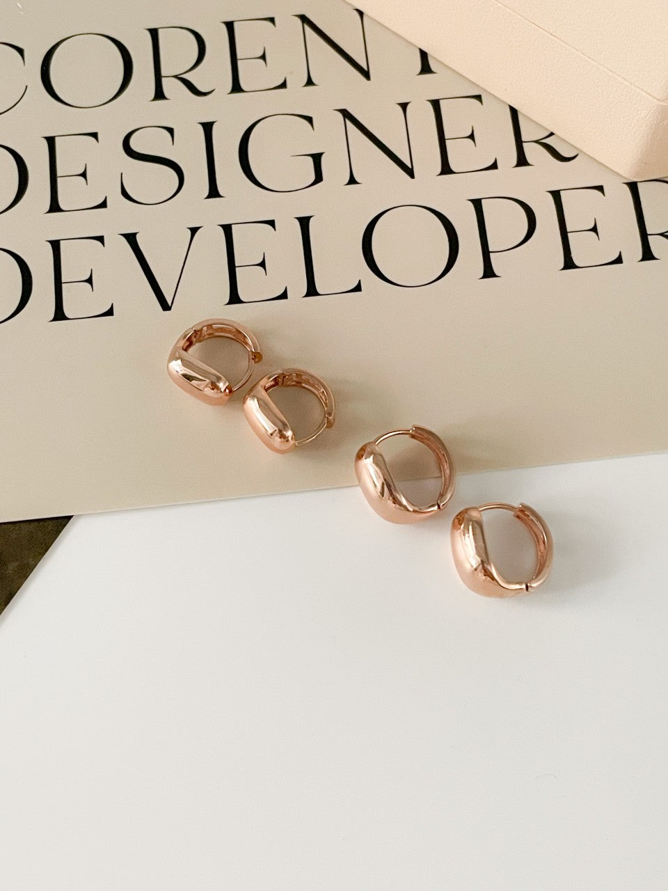Bold Huggie Earrings