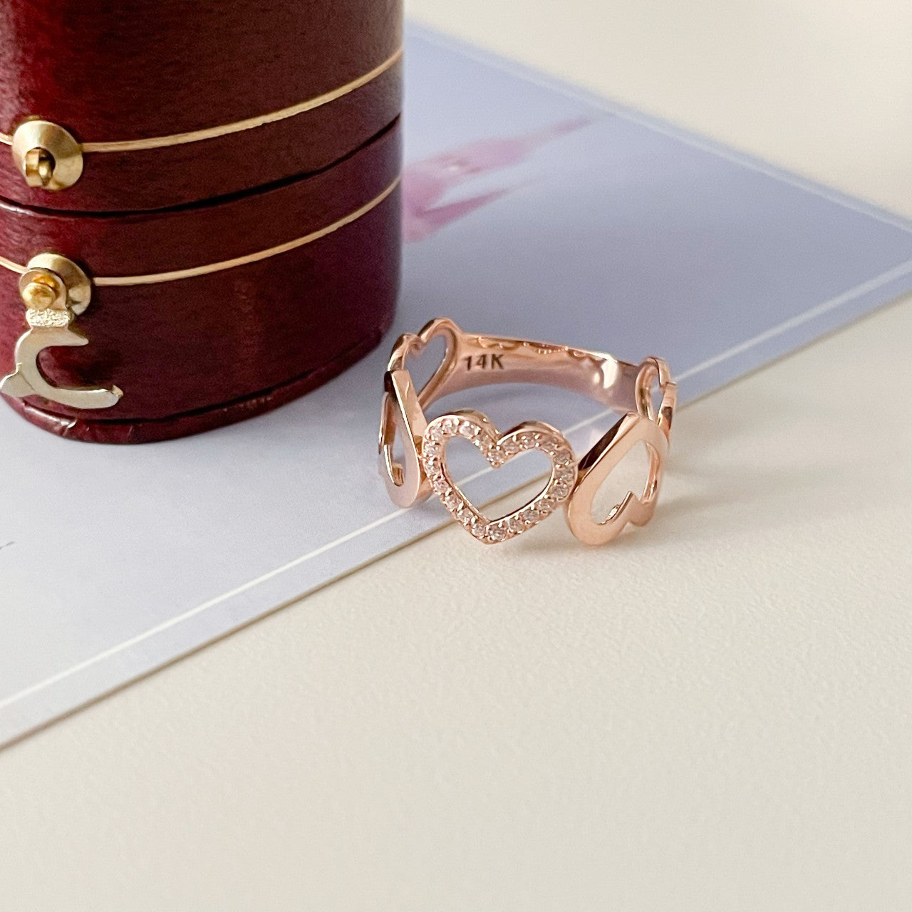 Heart Link Ring
