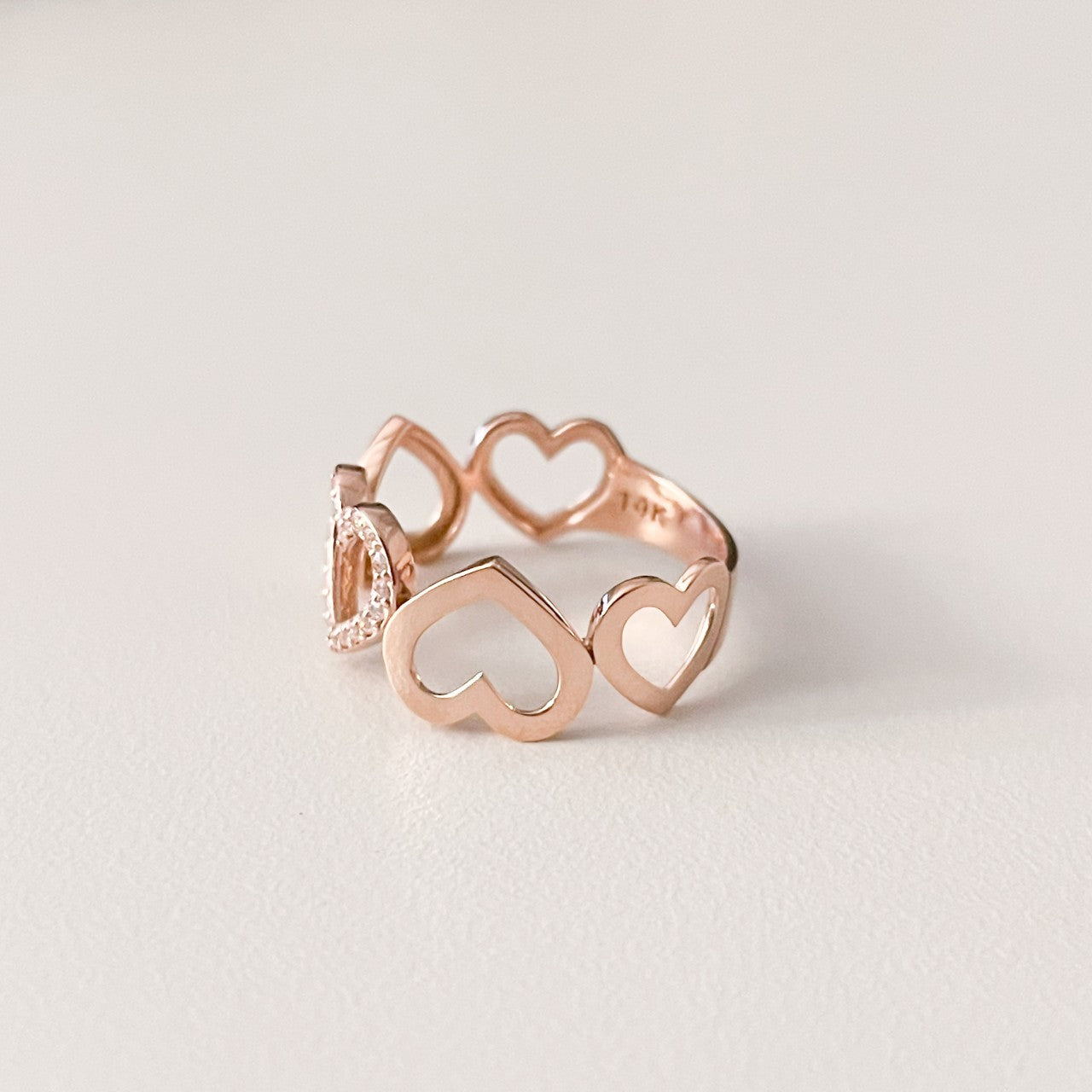 Heart Link Ring