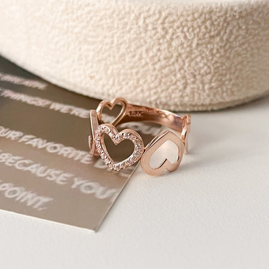 Heart Link Ring