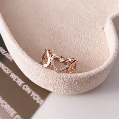 Heart Link Ring