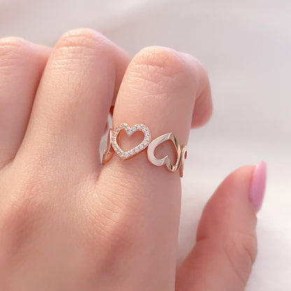 Heart Link Ring