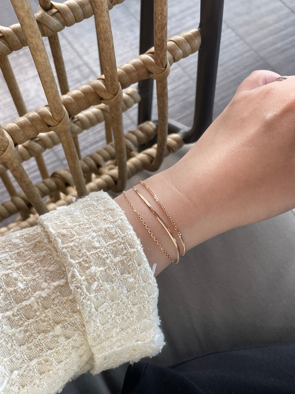 Triple Chain Bracelet