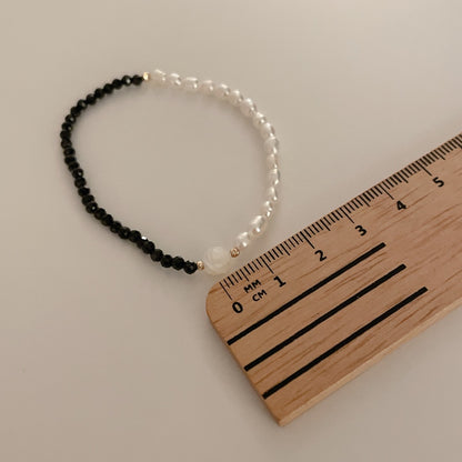 Rose Pearl Banding Bracelet